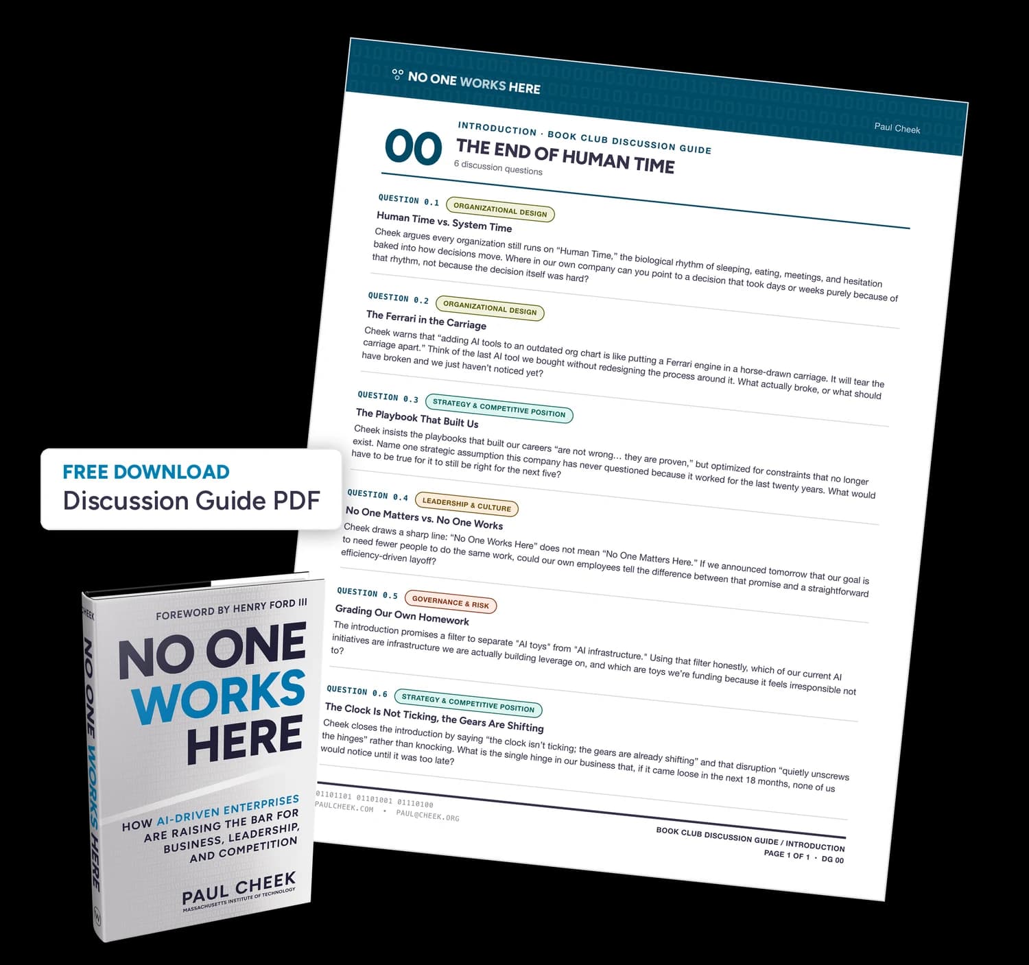 The End of Human Time — Discussion Guide — free PDF download