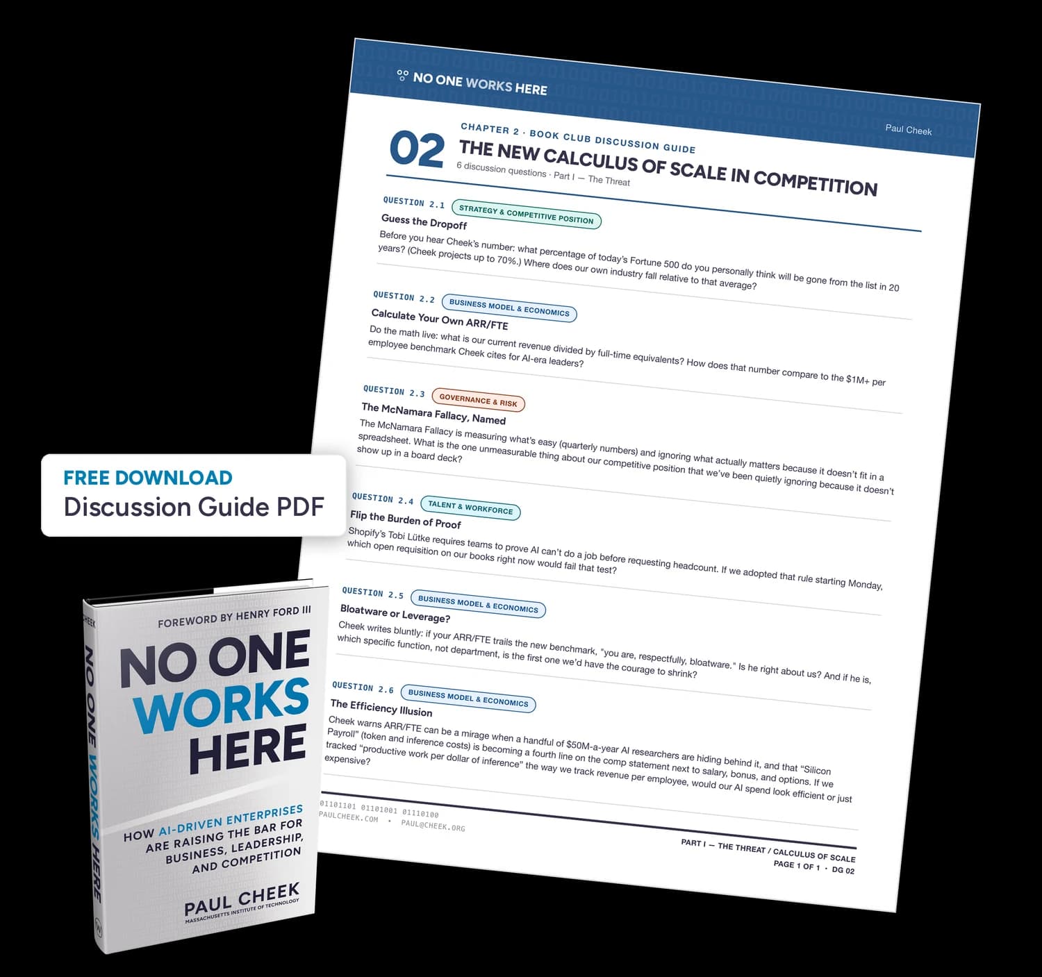 The New Calculus of Scale in Competition — Discussion Guide — free PDF download