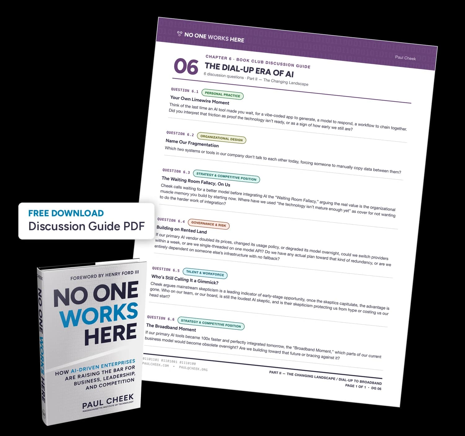 The Dial-up Era of AI — Discussion Guide — free PDF download