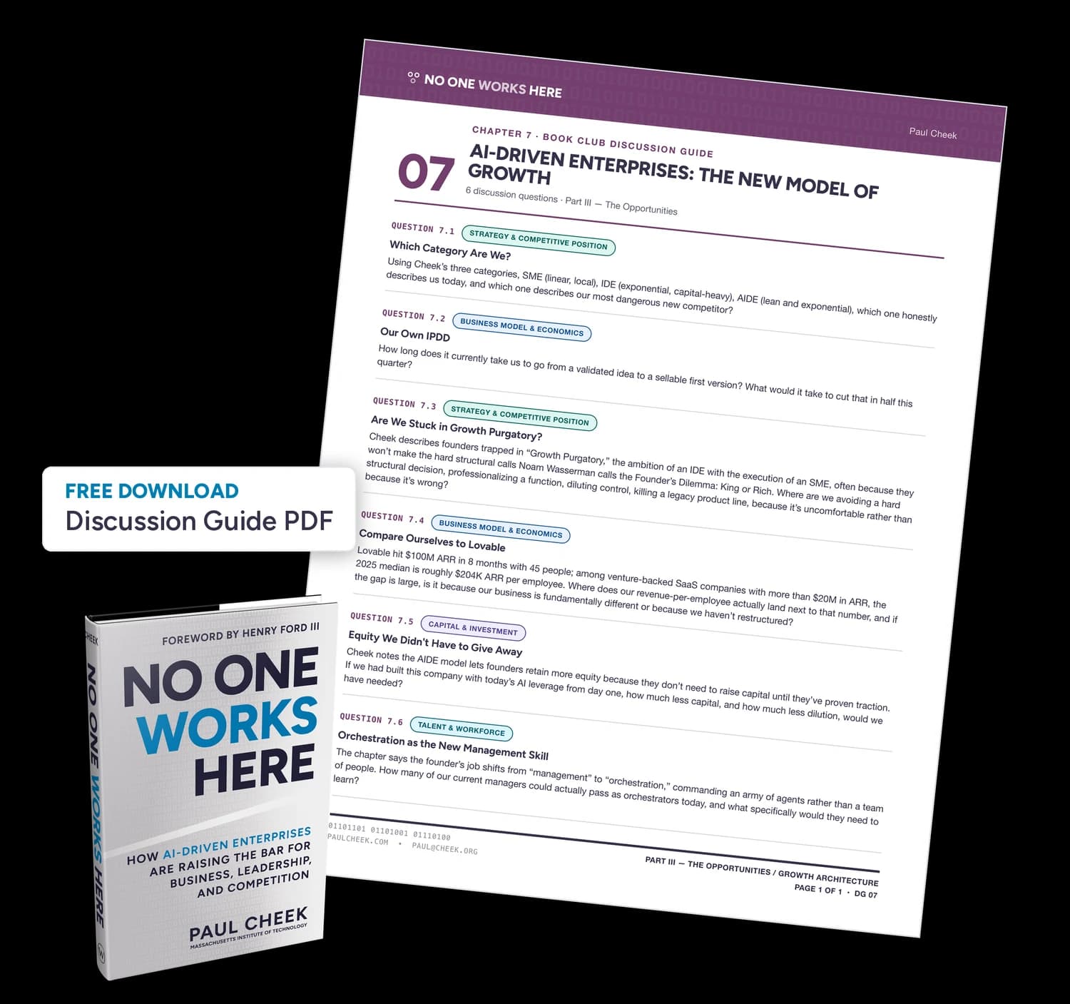 AI-Driven Enterprises: The New Model of Growth — Discussion Guide — free PDF download