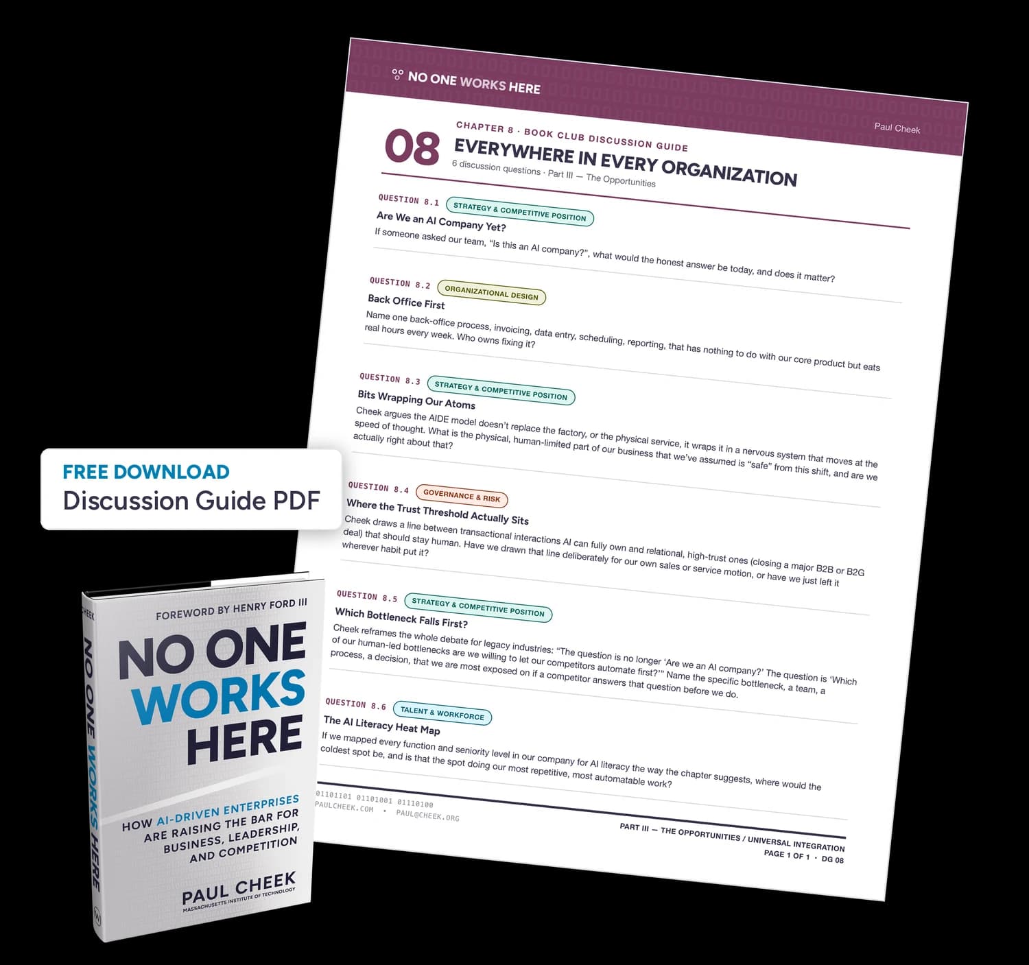Everywhere in Every Organization — Discussion Guide — free PDF download
