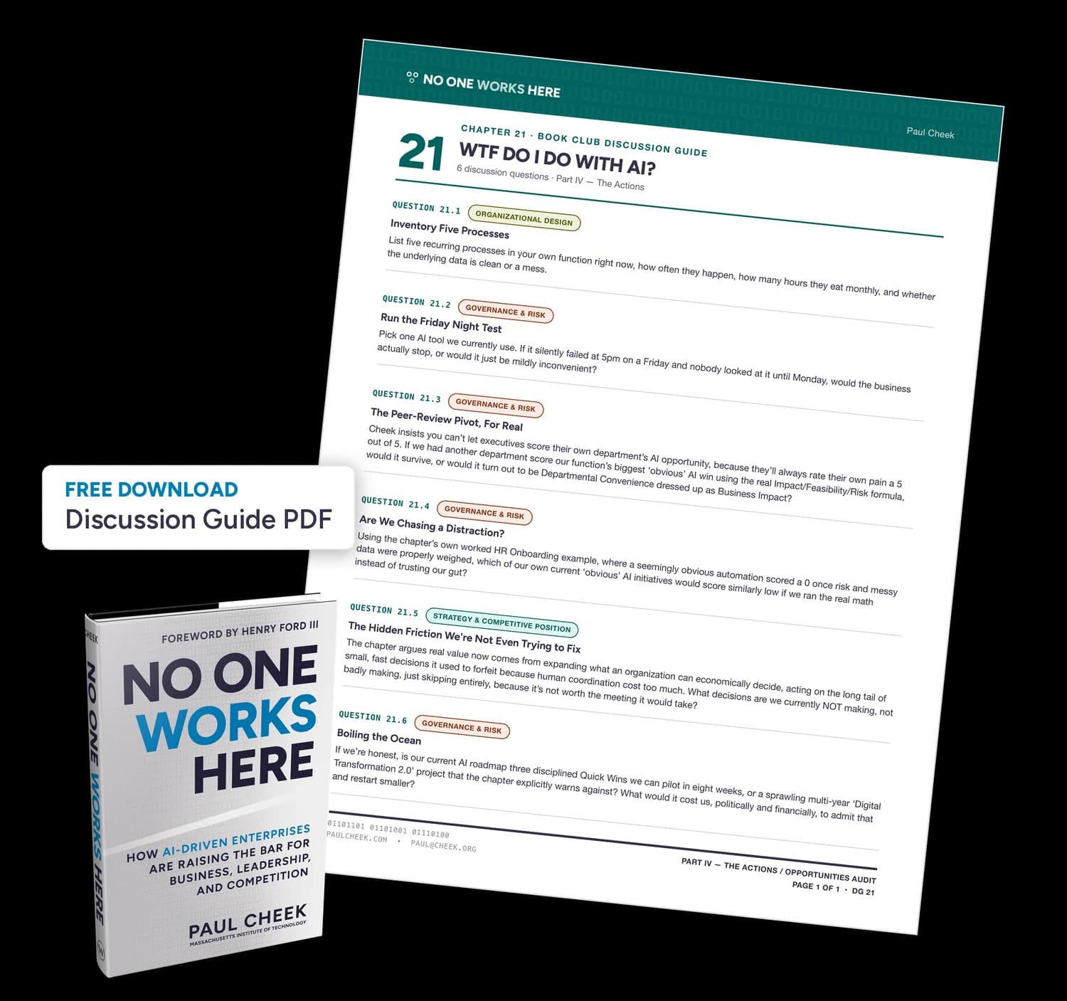 WTF Do I Do with AI? — Discussion Guide — free PDF download