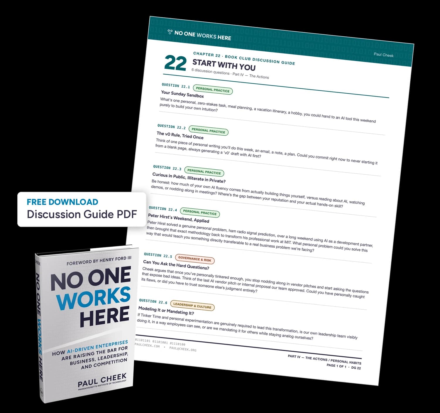 Start with You — Discussion Guide — free PDF download