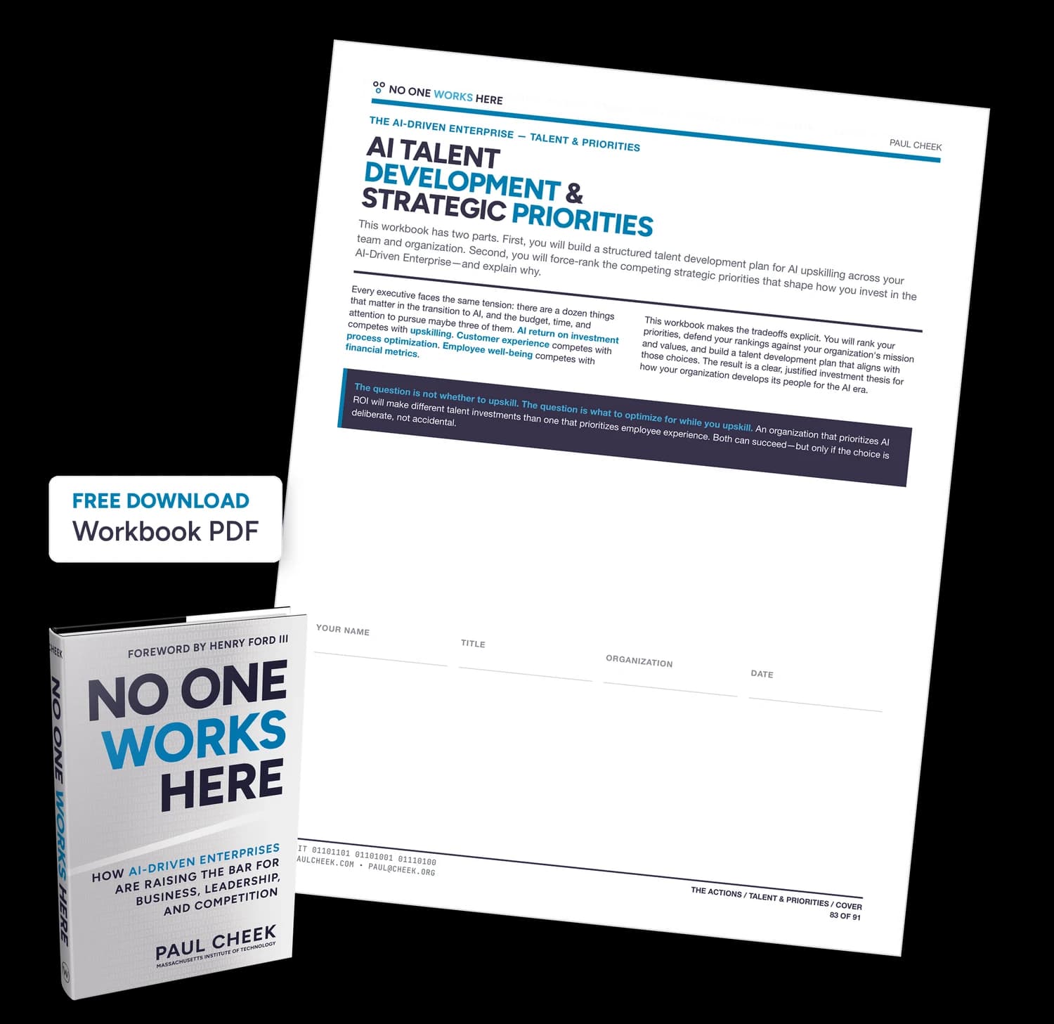 AI Decisions & Roadmap Workbook — free PDF download
